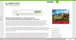 Desktop Screenshot of anruf-info.de
