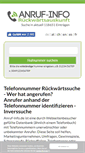 Mobile Screenshot of anruf-info.de